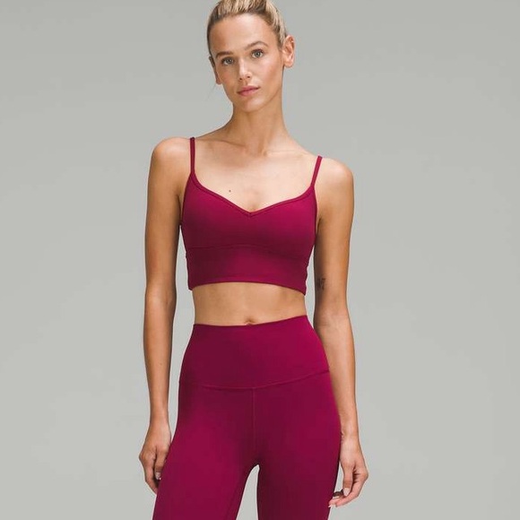 Lululemon Align Sweetheart Bra Light Support, A/B Cup Deep Luxe - Picture 3 of 9